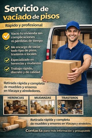 Servicio de vaciados herencias mudanzas
