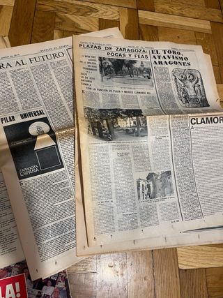 Periódicos y revistas antiguas desde 1950