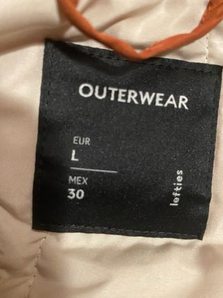 Chaqueta acolchada talla l