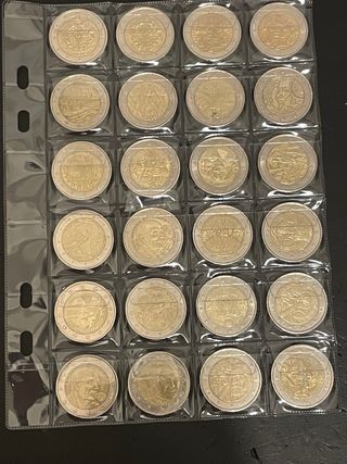 Lote 40 Monedas Conmemorativas Euro