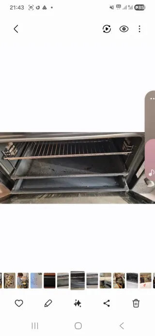 Horno AEG 90cm con sonda térmica  KEK442910M