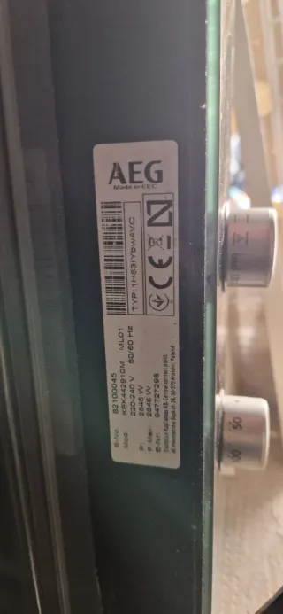Horno AEG 90cm con sonda térmica  KEK442910M