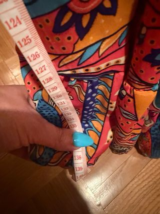 Vestido largo boho estampado con cinturón