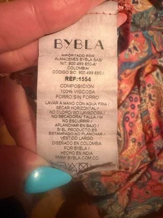 Vestido largo boho estampado con cinturón