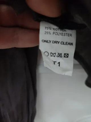 Camisa gris brillante talla 36