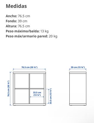 Estantería Ikea con ruedas
