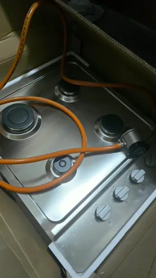 Cocina de gas Corbero,manguera de 1,5m y cofan nue