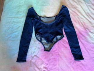 Top vaquero Bershka S