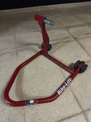 Caballetes moto monobrazo negros AMBOS