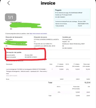 Baliza V16 Luz de Emergencia