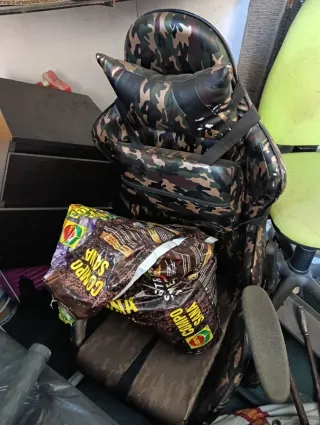 Silla de ordenador ergonómica camuflaje