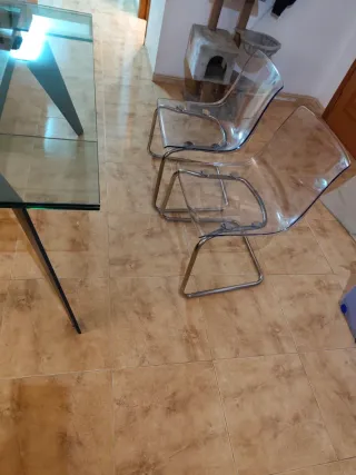 Mesa Comedor Cristal Templado Diseño Moderno