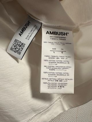 Camiseta Ambush Blanca