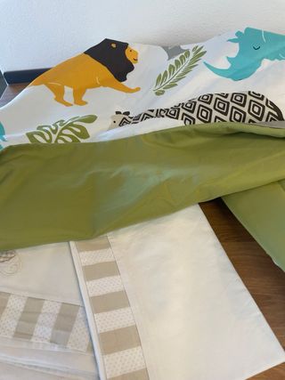 Set nanna neonato: coperta, trapuntina, lenzuola