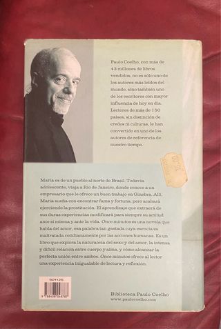 Libro Once minutos de Paulo Coelho