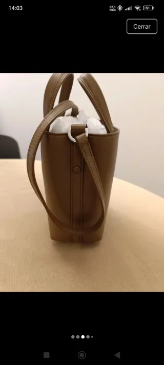 Bolso Chihuahua mini piel color Moca