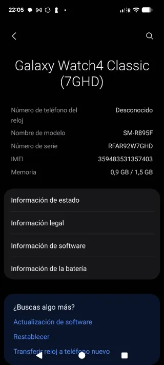 Samsung Galaxy Watch4 Classic 46mm 2W7GHD