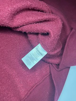 Sudadera Supreme Box Logo Crewneck Burgundy FW