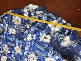 Camicia Paradise Found Blu/Bianco Taglia L