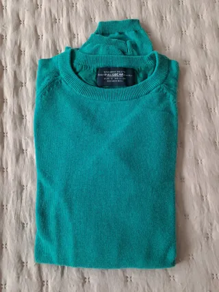 Pull&Bear Chaleco Verde Talla S
