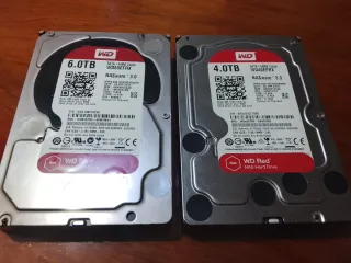 Disco Duro WD Red 6TB NAS + Disco Duro WD Red 4TB