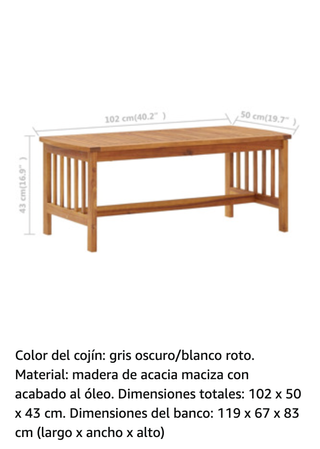 Mobiliario Exterior VidaXL 4 Piezas