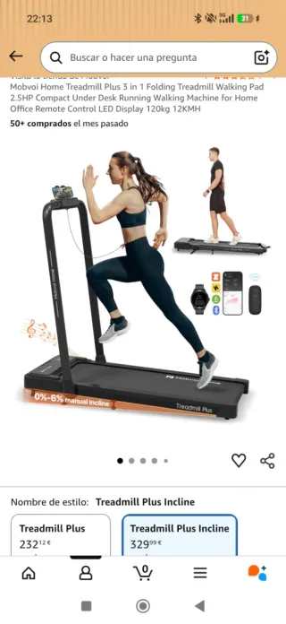 Cinta de correr Mobvoi Treadmill Plus