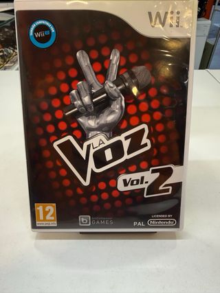 La Voz Vol. 2 Wii + 2 Micrófonos
