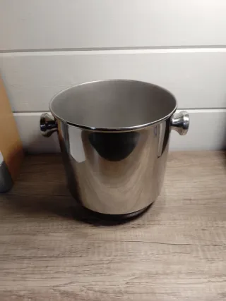 Secchiello porta bottiglie acciaio pesante