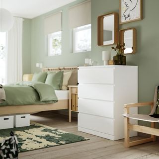 Cómoda 4 cajones blanca IKEA