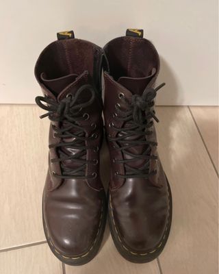 Dr Martens Platform Marrone