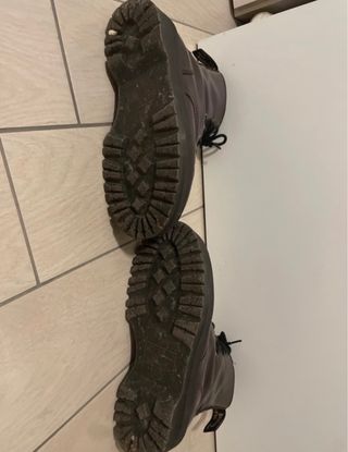 Dr Martens Platform Marrone