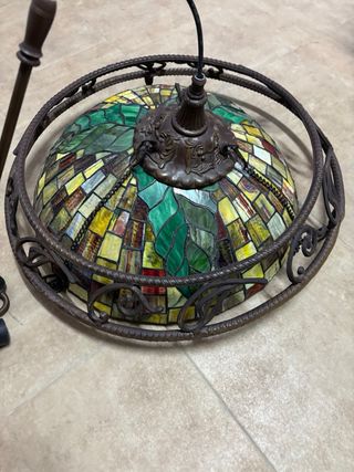 Lámpara Tiffany Redonda Vidrieras