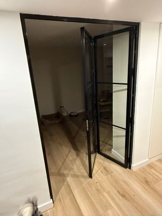 Puerta doble abatible y plegable