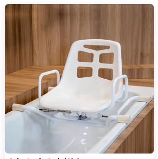 Asiento giratorio de aluminio para bañera