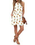 Vestido de verano con girasoles