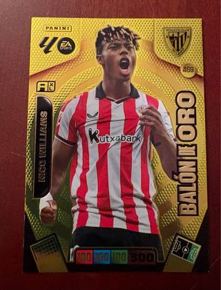 Nico Williams Balón de Oro 469 Panini