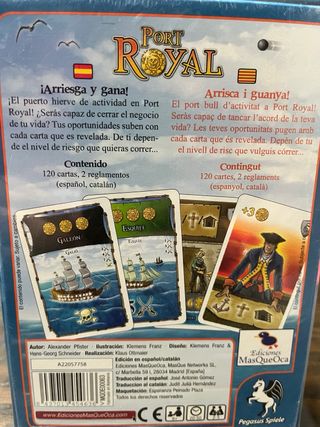 Pack 3 Juegos Mesa: Port Royal, Joraku, Vampire