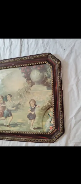 Cuadro Virgen con Niños y Ángel