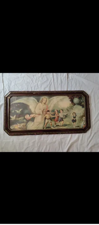 Cuadro Virgen con Niños y Ángel