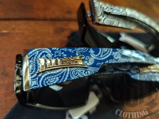 Occhiali da sole LOCS Blu e Bianchi
