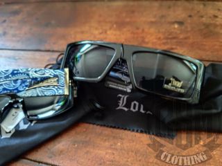 Occhiali da sole LOCS Blu e Bianchi