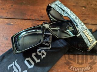 Occhiali da sole LOCS Blu e Bianchi