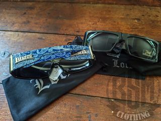 Occhiali da sole LOCS Blu e Bianchi
