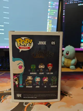 Funko Pop League of Legends Jinx y Threhs