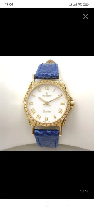 Reloj Viceroy Oro y Diamantes Azul
