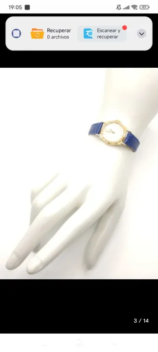 Reloj Viceroy Oro y Diamantes Azul