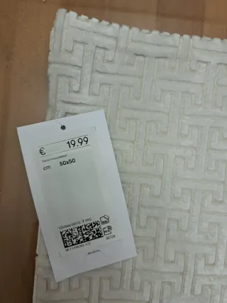 Funda de cojín de tienda "H y M" estampada 50x50 c