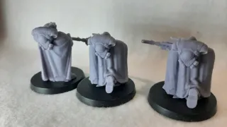 3x Miniature Soldati con Fucile