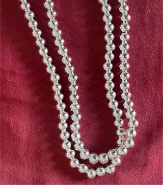 Collar Plata 925 Bolitas